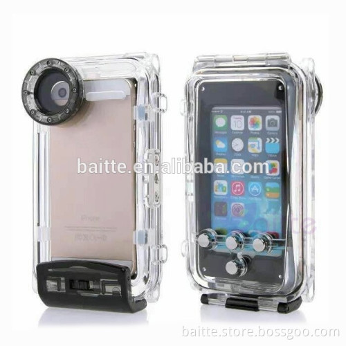2016 waterproof case Driving case for iPhone 6 plus with wide-angle lens